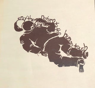 Cat.No: 340289 End the war / Return to the human touch [screenprint poster