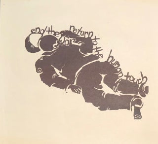 Cat.No: 340290 End the war / Return to the human touch [screenprint poster