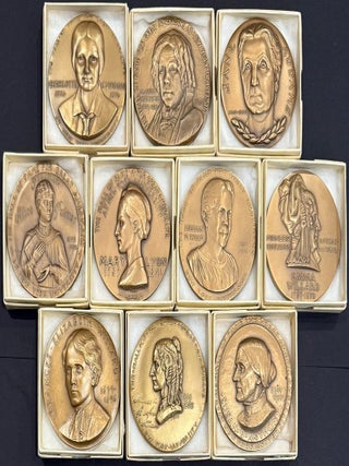Cat.No: 340584 [Set of ten different medals depicting women from the Hall of Fame for...