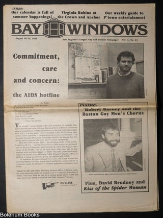 Cat.No: 340592 Bay Windows: New England's Largest Gay & Lesbian Newspaper; vol....