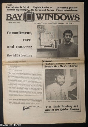 Cat.No: 340592 Bay Windows: New England's Largest Gay & Lesbian Newspaper; vol....