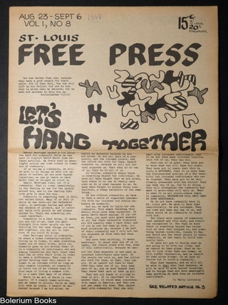 Cat.No: 340603 St. Louis Free Press, Vol. 1, No. 8 (Aug. 23-Sept. 6
