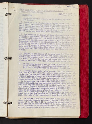 Cat.No: 340627 [Binder of materials for a Northern California Alliance study series on...