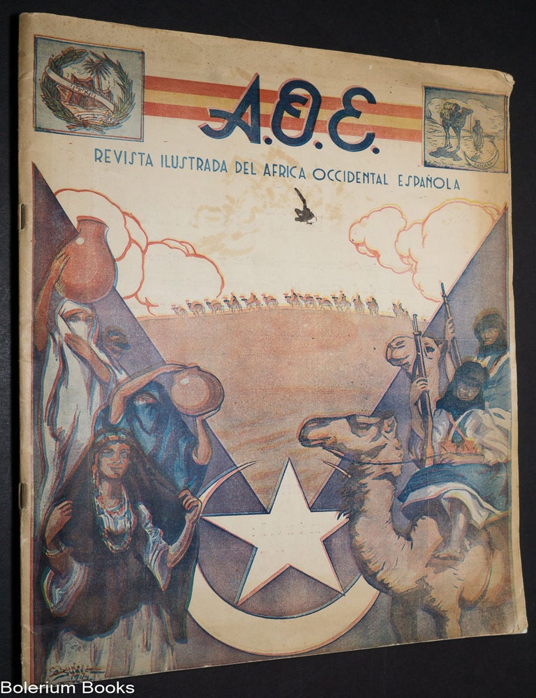 Cat.No: 340686 A.O.E.: Revista ilustrada del Africa Occidental Espa&ntilde;ola (no. 3, 6 de abril de 1945)