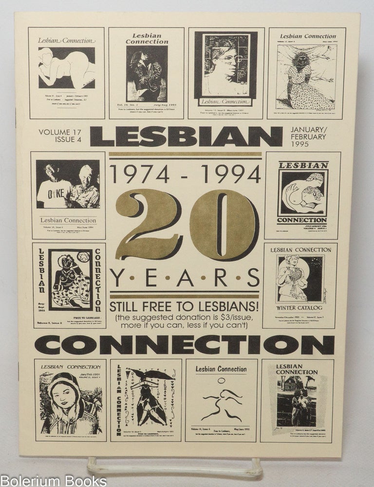 Cat.No: 340760 Lesbian Connection: for, by & about lesbians; vol. 17, #4