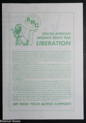 Cat.No: 340862 South African Women Fight for Liberation [brochure