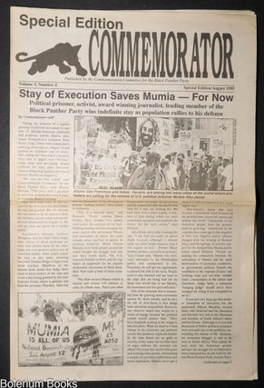 Cat.No: 340927 The Commemorator. Vol. 5 no. 4 (August 1995): Special Edition: Stay of...