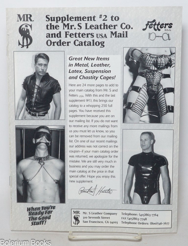 Cat.No: 341093 Supplement #2 to the Mr. S Leather Company, Fetters Mail Order Catalog