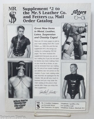 Cat.No: 341093 Supplement #2 to the Mr. S Leather Company, Fetters Mail Order Catalog