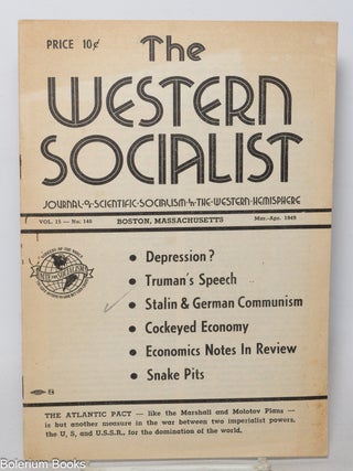 Cat.No: 341120 The Western Socialist; Journal of Scientific Socialism in the Western...