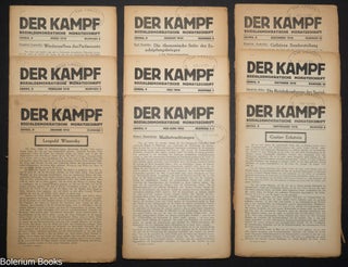 Cat.No: 341374 Der Kampf. Sozialdemokratische monatsschrift. Jahrg. 9 Nummer 1-3, 5-10,...