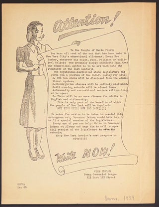 Cat.No: 341490 Attention! [handbill