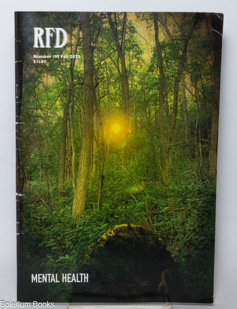 RFD: Radical Faerie Digest; #195, Fall, 2023: Mental Health | Bambi ...