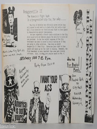 Cat.No: 341671 Reaganville II, the homeless fight back, in a "progressive" city...
