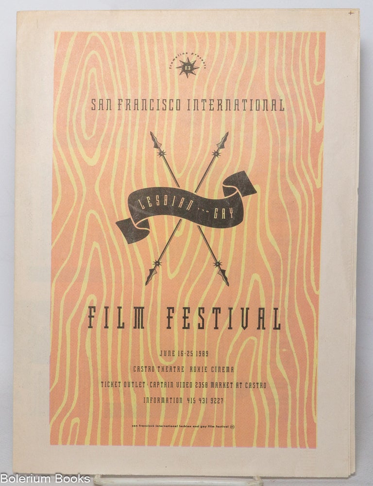 Cat.No: 341683 Frameline: 13th Annual San Francisco Lesbian & Gay Film Festival