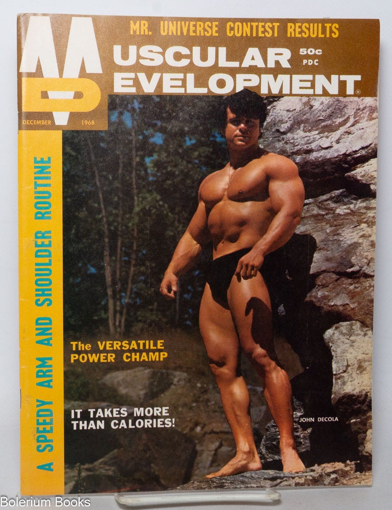 Muscular Development vol. 5, #12, Dec. 1968: Mr. Universe Contest ...