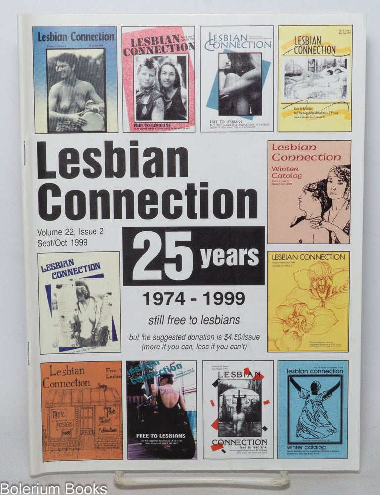 Cat.No: 341792 Lesbian Connection: for, by & about lesbians; vol. 22, #2