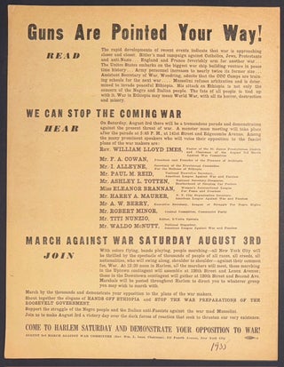 Cat.No: 341840 Guns Are Pointed Your Way! [handbill