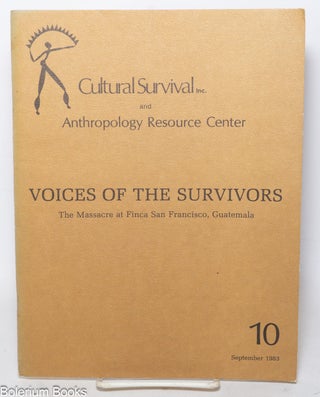 Cat.No: 341856 Voices of the Survivors: The Massacre at Finca San Francisco, Guatemala