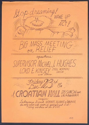 Cat.No: 341868 Stop dreaming! Wake up and act! [handbill