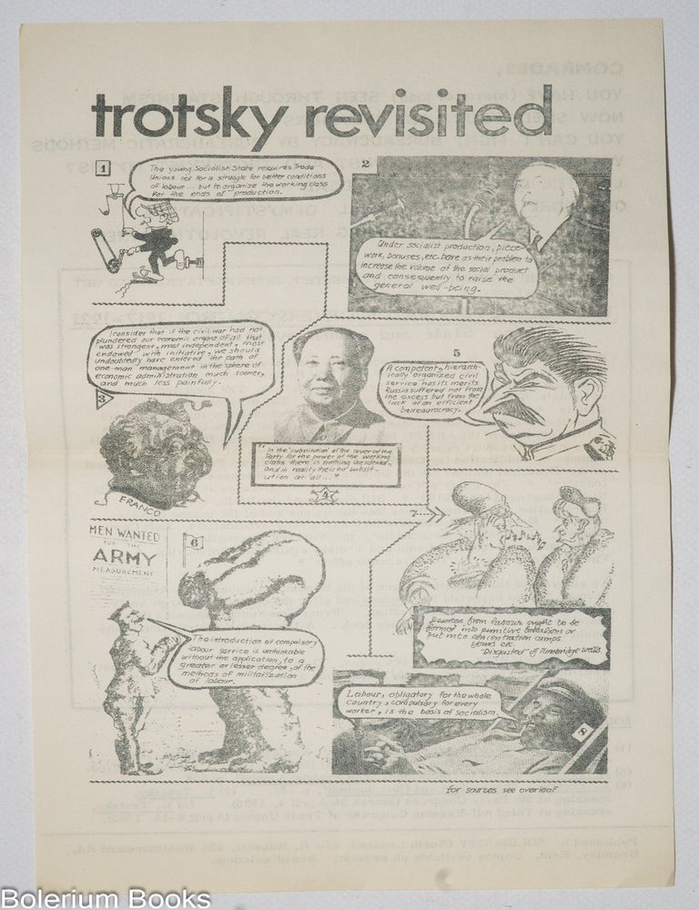 Cat.No: 342086 Comrades, You Have (more or less) Seen Through Stalinism [handbill].