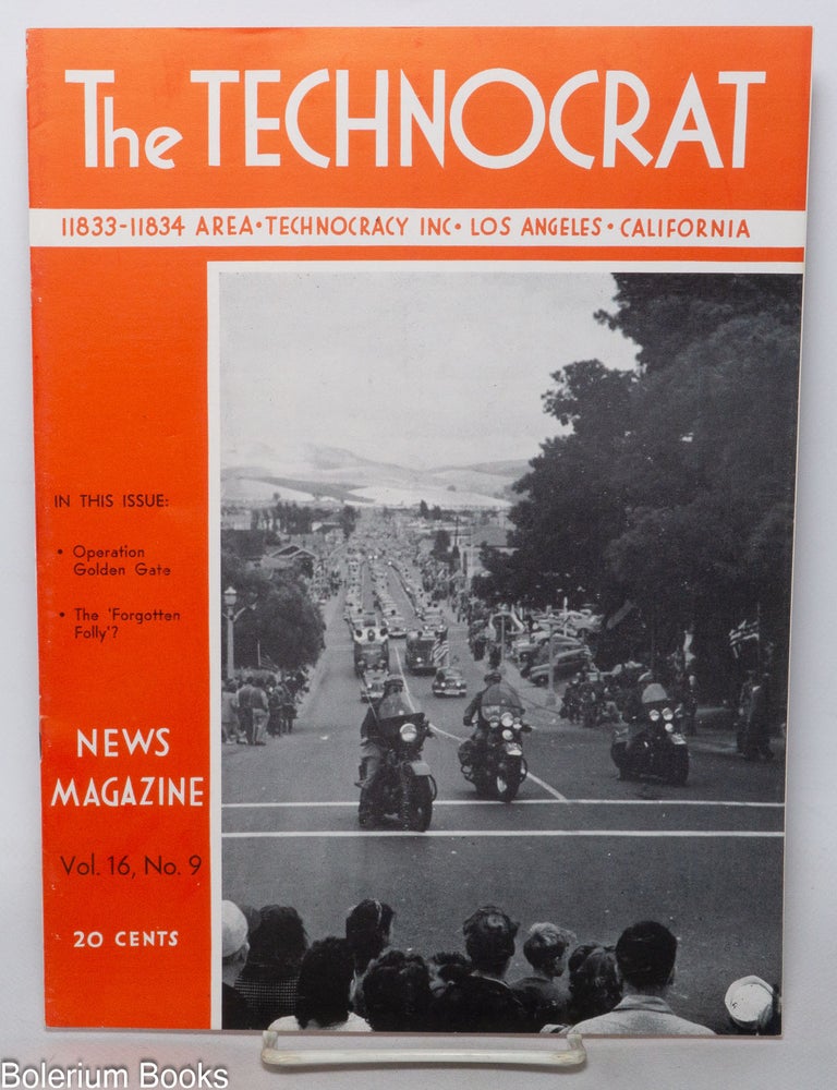 Cat.No: 342104 The Technocrat: Vol. 16, No. 9, September 1948