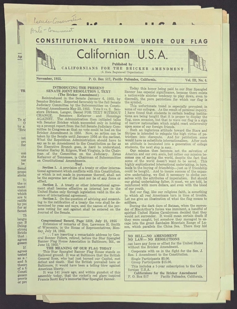 Cat.No: 342217 Californian U.S.A. [7 issues