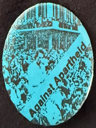 Cat.No: 342381 Against Apartheid [pinback button