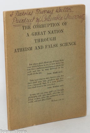 Cat.No: 342408 The Corruption of a Great Nation Through Atheism and False Science