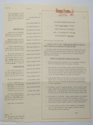 Cat.No: 342492 Human Events announcement for Edith Efron's The News Twister...