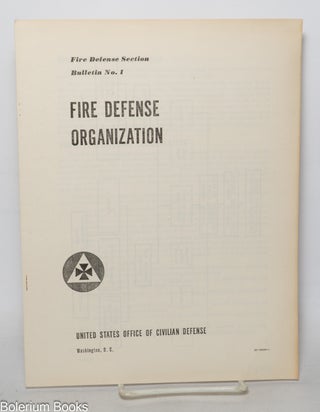 Cat.No: 342591 Fire Defense Organization