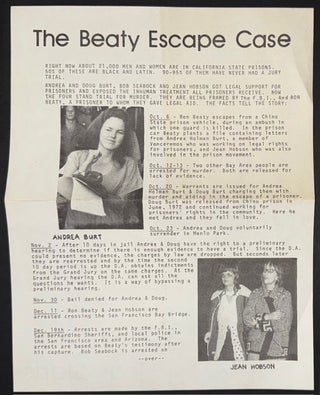 Cat.No: 342645 The Beaty Escape Case [handbill