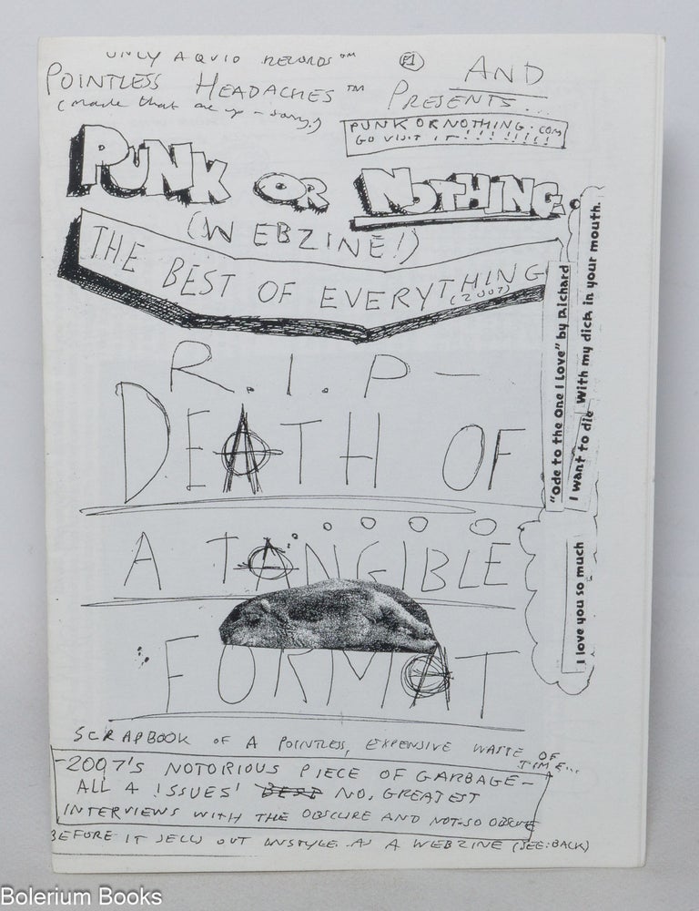 Cat.No: 342663 Punk or nothing (webzine!). Colin Chadwick, Richard Alliop [sic, Arnold Nottingham.