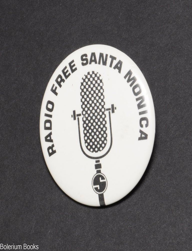 Cat.No: 342670 Radio Free Santa Monica [pinback button]