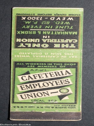Cat.No: 342673 Cafeteria Employees Union Local 302 / The Only Cafeteria Union in...