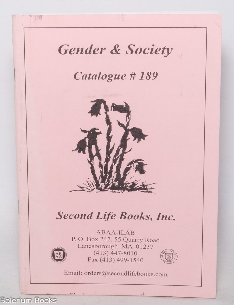 Cat.No: 342743 Gender & Society, Catalogue #189