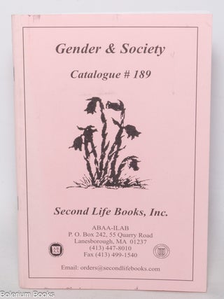 Cat.No: 342743 Gender & Society, Catalogue #189
