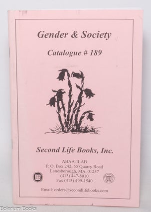 Cat.No: 342743 Gender & Society, Catalogue #189