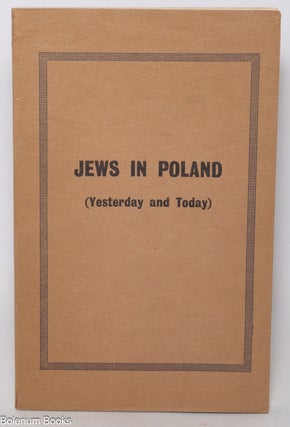 Cat.No: 342779 Jews in Poland (Yesterday and today