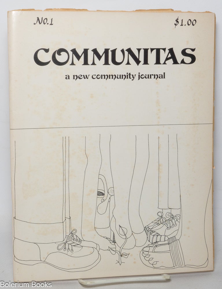 Cat.No: 342814 Communitas: No. 1, July 1972