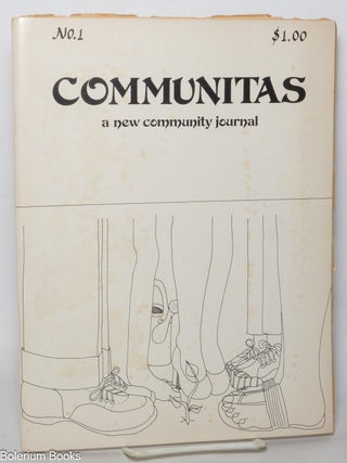 Cat.No: 342814 Communitas: No. 1, July 1972