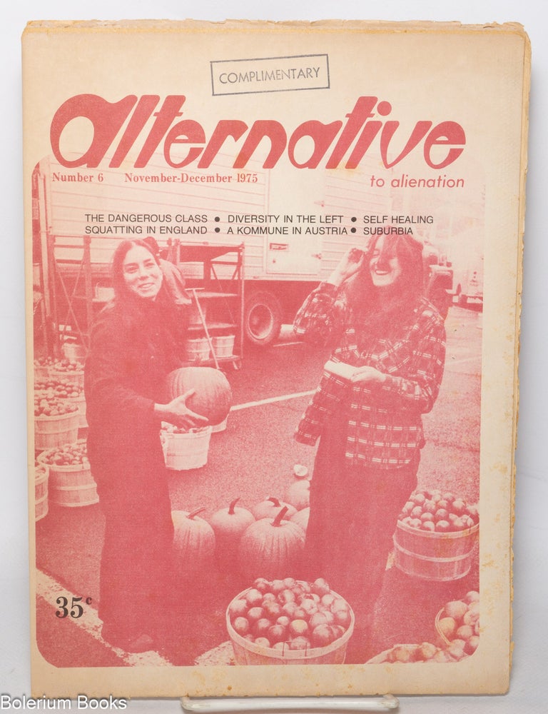 Cat.No: 342818 Alternative to Alienation: #5, November - December 1975
