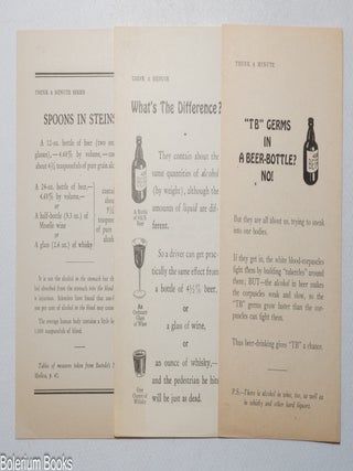 Cat.No: 342870 [Three "Think a Minute" series handbills