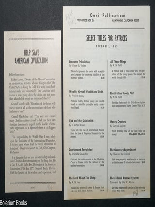 Cat.No: 342890 Select Titles for Patriots: December 1965