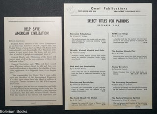 Cat.No: 342890 Select Titles for Patriots: December 1965
