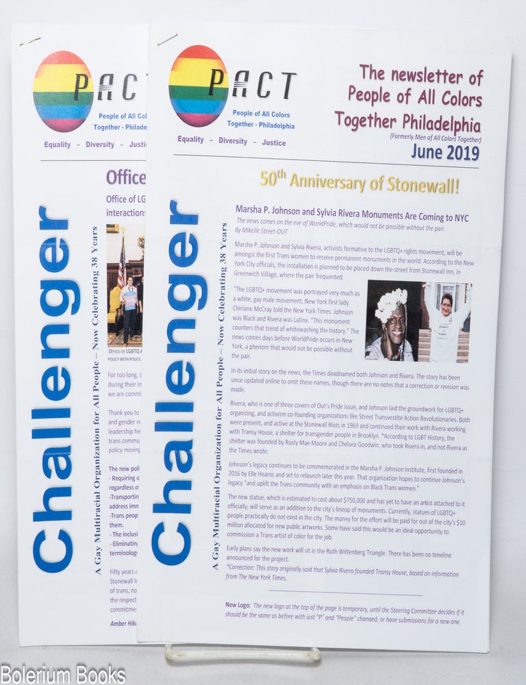 Cat.No: 342947 The Challenger: the newsletter of People of All Colors Together