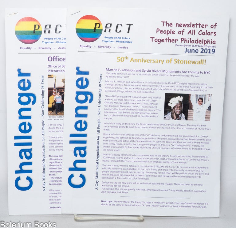 Cat.No: 342947 The Challenger: the newsletter of People of All Colors Together