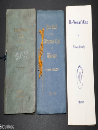 Cat.No: 342950 [Three booklets by The Woman's Club of Warsaw, Kentucky