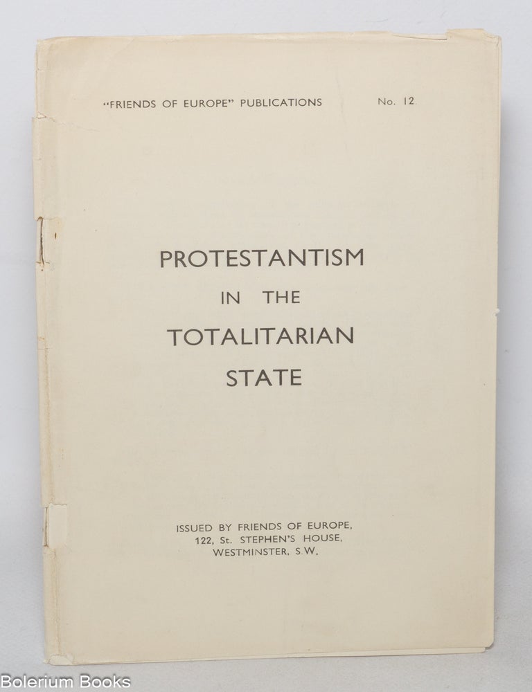 Cat.No: 342960 Protestantism in the totalitarian state