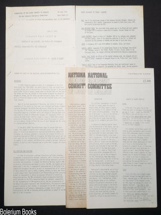 Cat.No: 343024 [Seven items by the National Emergency Committee on Lebanon